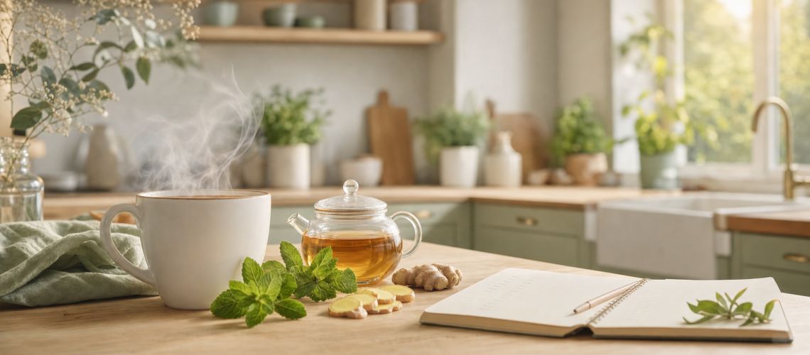 Routine tisane de rentrée : 3 moments bien-être