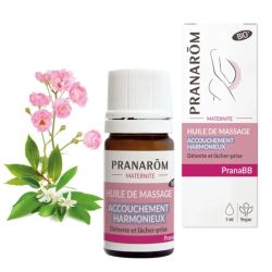 Pranarôm Pranabb Huile de Massage Accouchement Harmonieux - Bio - 5ml