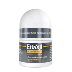 Détranspirant Men Peaux Sensibles Roll-On - 15 ml