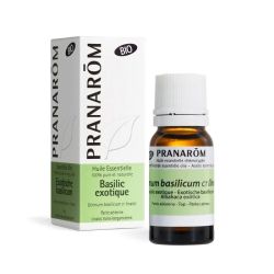 Pranarôm Huile Essentielle Basilic exotique - CT linalol - Bio  - 10ml