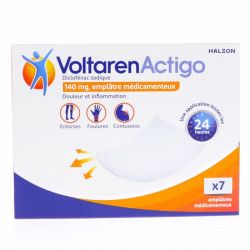 Voltarenactigo 140mg 7 Emplâtres