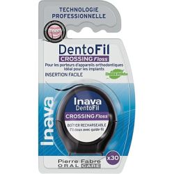 Dentofil Crossing Floss - fil dentaire pour appareils ortho ou implants