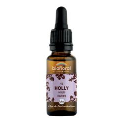 Biofloral Flb 15 Holly, Houx - Bio Demeter - Compte-gouttes 20ml