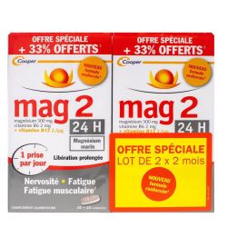 Magnésium marin 24h +33% 2x45 comprimés