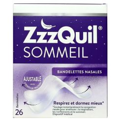Sommeil 26 bandelettes nasales ajustables