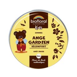 Biofloral Ange Gardien pour enfants, Fraise - Bio - Gommes