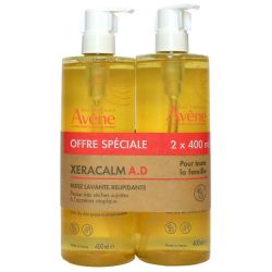 Xeracalm A.D huile lavante relipidante peau très sèche 2x400ml