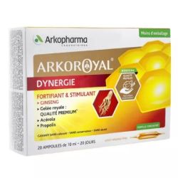 Arkoroyal Dynergie 20 ampoules