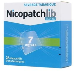 Nicopatchlib 7mg/24h - 28 dispositifs transdermiques