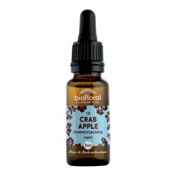 Biofloral Flb 10 Crab Apple, Pommier Sauvage - Bio Demeter - Compte-gouttes 20ml