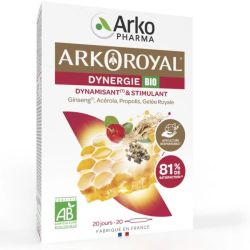 ArkoRoyal Dynergie bio dynamisant et stimulant 30 ampoules