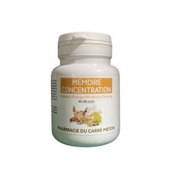 Carré Piéton Mémoire/Concentration - 90 Gélules