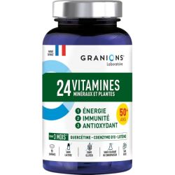 Granions 24 Vitamines - Energie, immunité, antioxydant - 90 comprimés