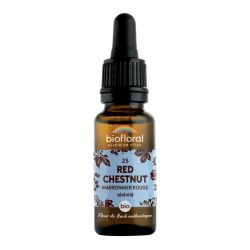 Biofloral Flb 25 Red Chestnut, Marronnier Rouge - Bio Demeter - Compte-gouttes 20ml