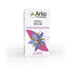 Arkogélules huile bourrache bio beauté de la peau 60 capsules
