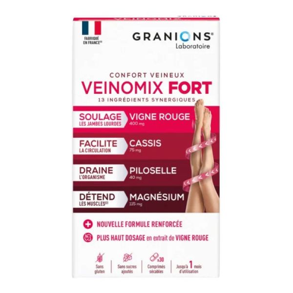 Granions Veinomix Fort - 30 comprimés