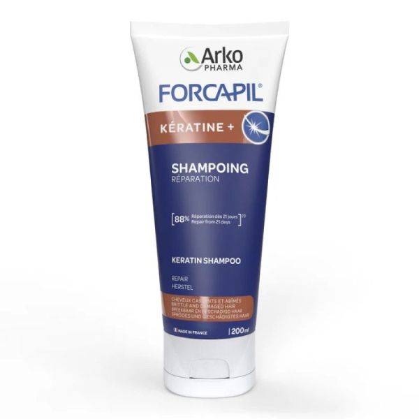 Forcapil shampooing fortifiant kératine 200ml