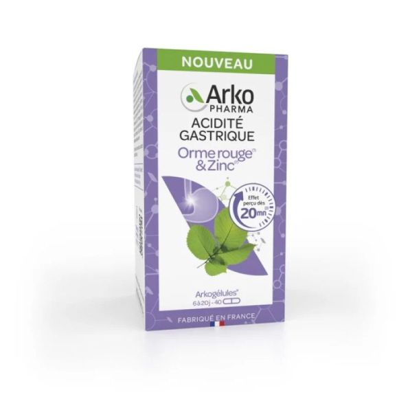 Arkogélules Acidité Gastrique 40 Gélules