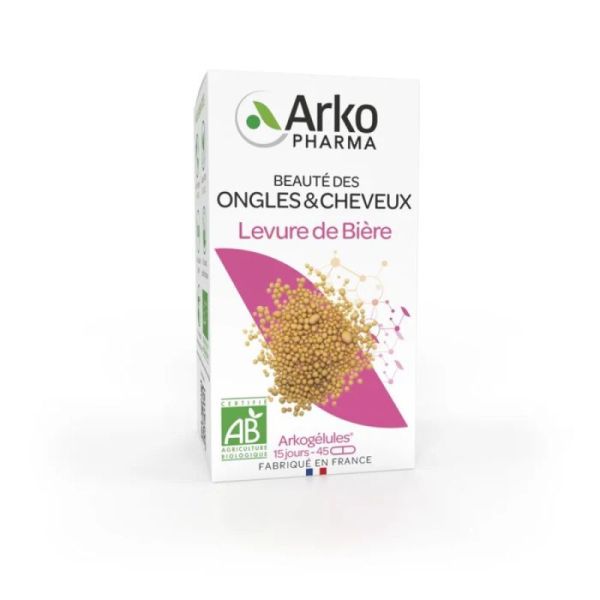 Arkogélules levure de bière bio 1335mg revivifiable 45 gélules