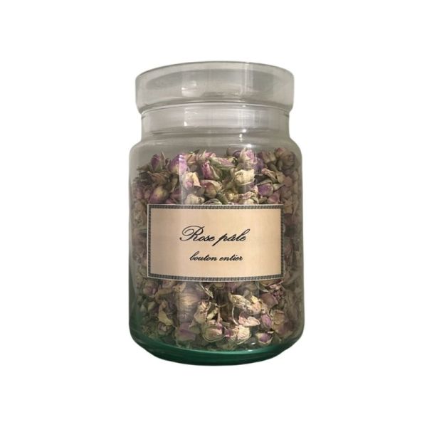 Rose Pâle vrac sachet 100g - Rosa centifolia - boutons entiers