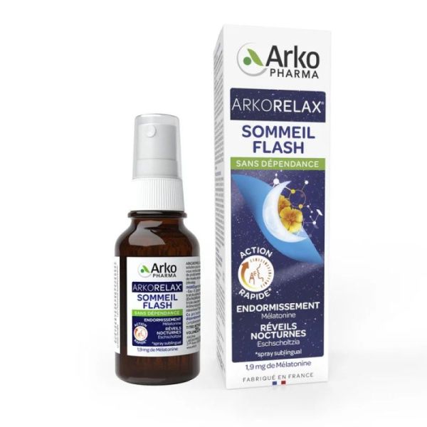 Arkorelax sommeil flash spray 20ml