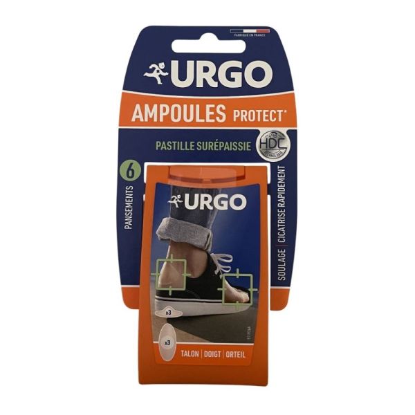 Urgo Pansements mixtes Traitement Ampoules – Talon/Doigt/Orteil