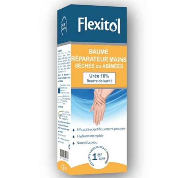 Flexitol Baume Réparateur 10% Urée - Mains Sèches ou Abimées 56 g