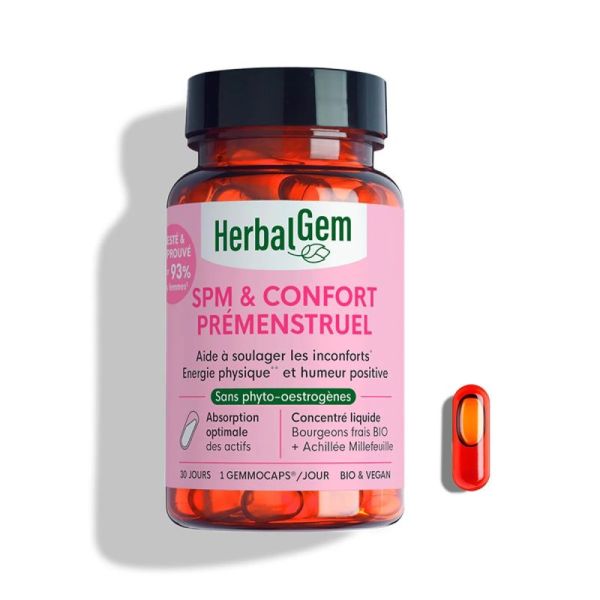 Herbalgem Gemmocaps SPM & Confort Prémenstruel - Bio