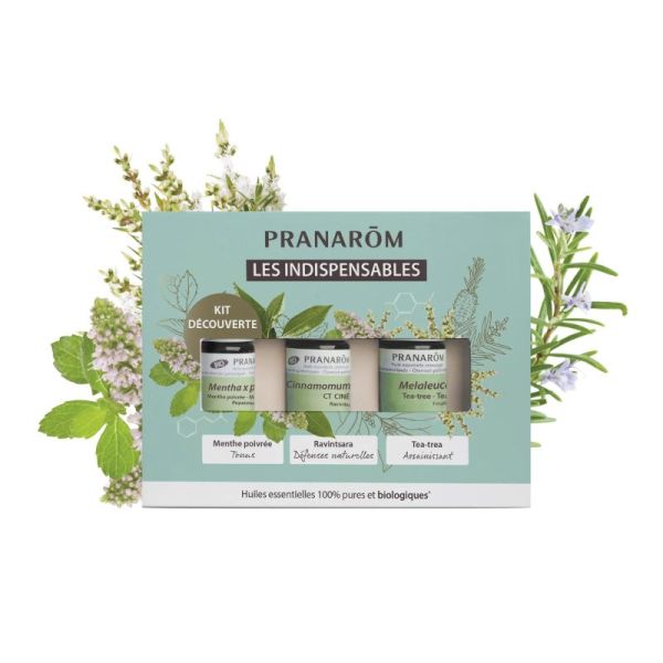 Pranarôm Coffret d'Huiles Essentielles Les Indispensables - Bio