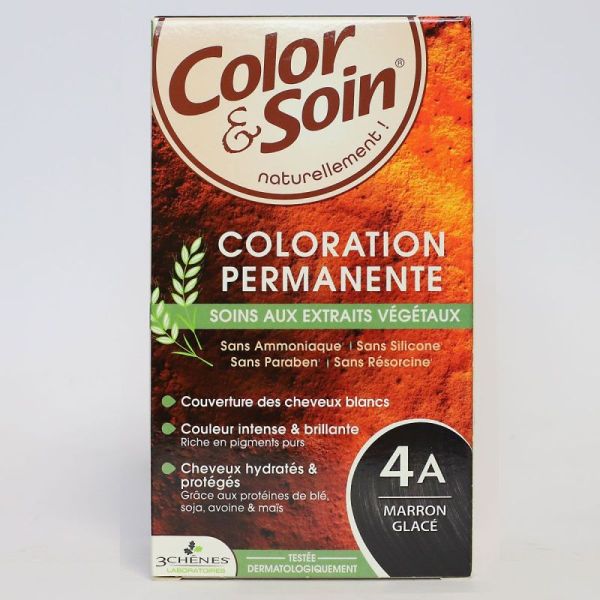 Color & Soin coloration permanente 4A marron glacé