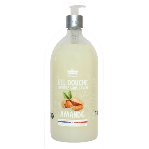 Gel douche surgras 1L Amande