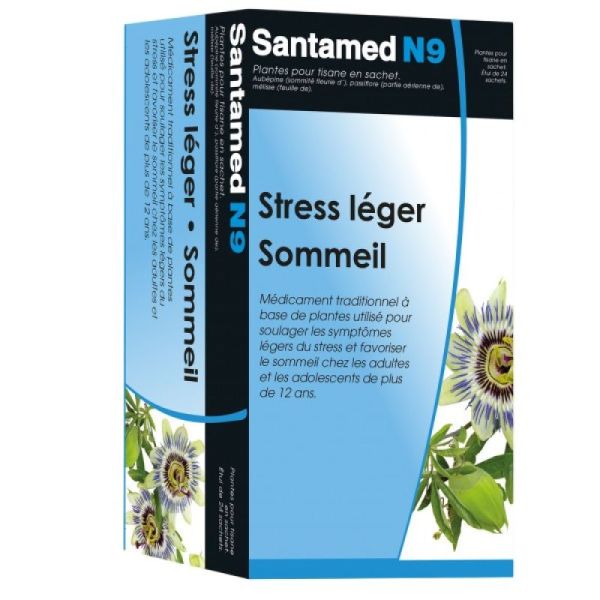 Santamed N9 Stress léger & Sommeil - Plantes pour infusion (Sachets)