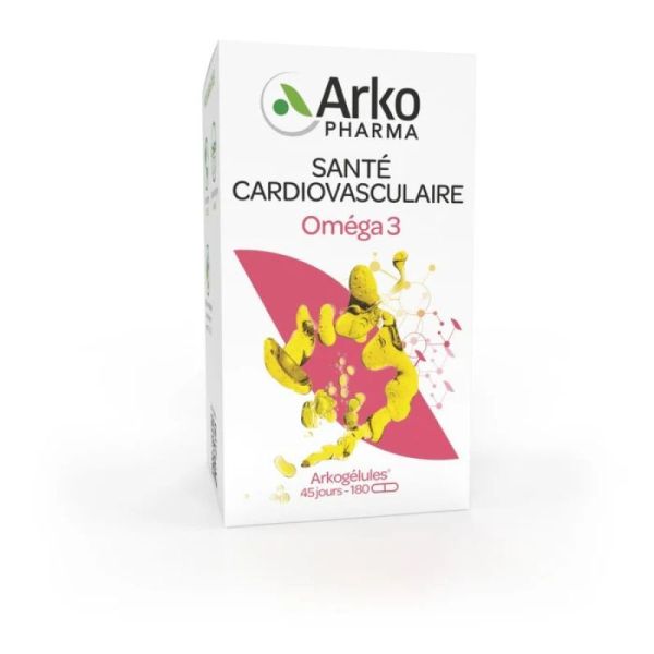 Arkogélules oméga 3 origine marine 180 capsules