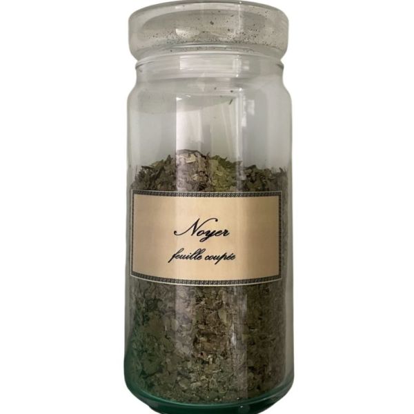 Noyer vrac sachet 100g - Juglans regia - Feuille coupée