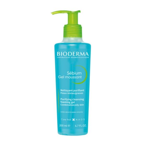 Bioderma SEBIUM Gel moussant 200mL