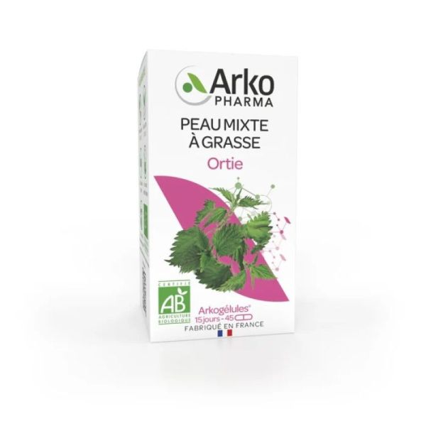 Arkogélules ortie bio 825mg partie aérienne 45 gélules