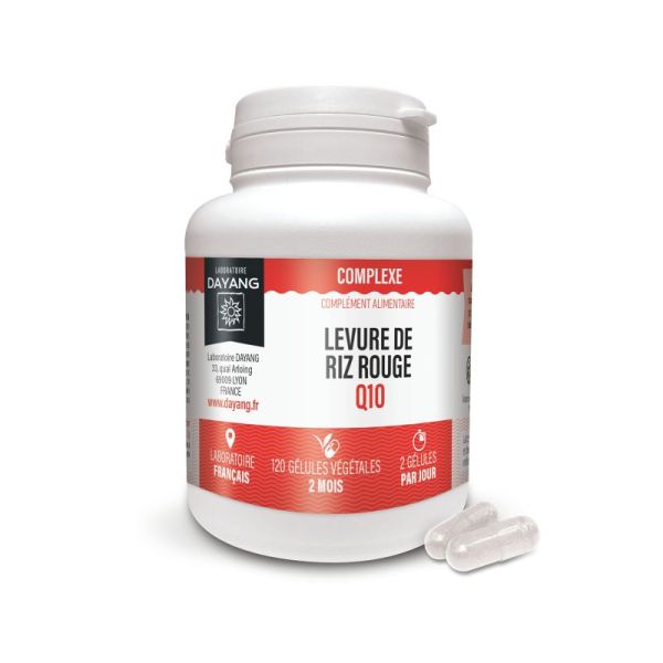 Dayang Gélules Levure de riz rouge 2,9 mg + Q10