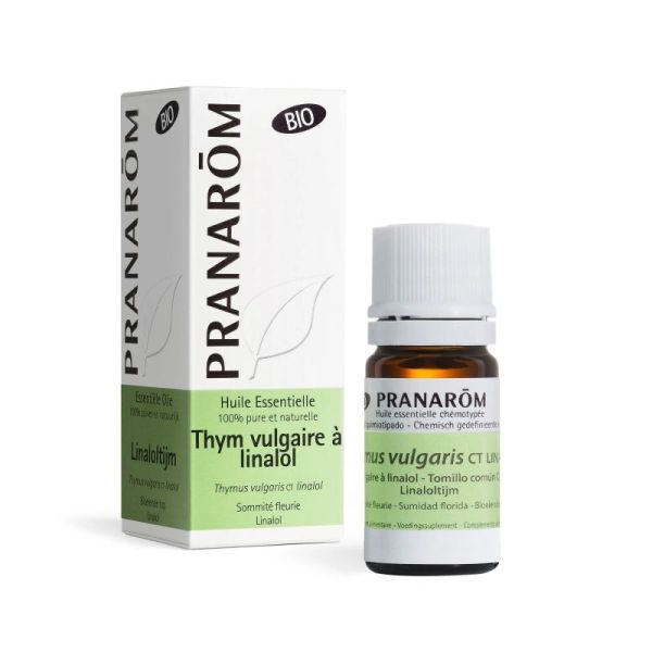 Pranarôm Huile Essentielle de Thym vulgaire à linalol - Bio - 5ml