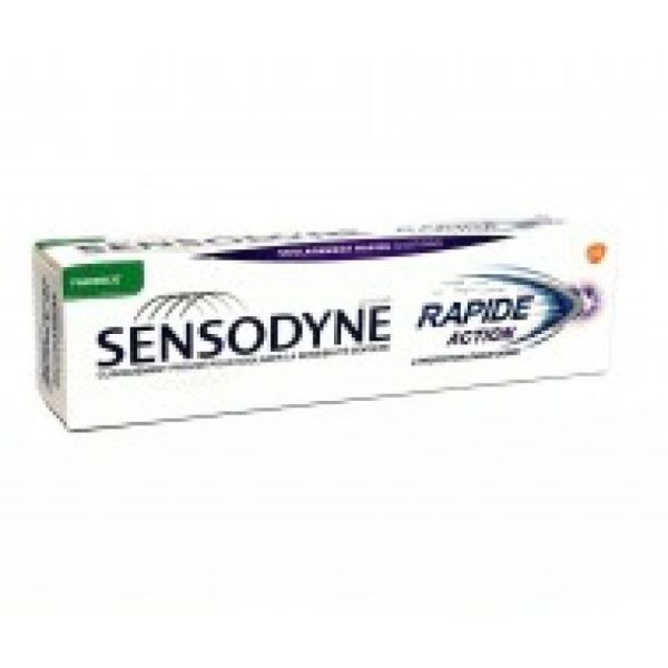 Sensodyne RAPIDE ACTION - Dentifrice Protection Longue Durée - 75mL