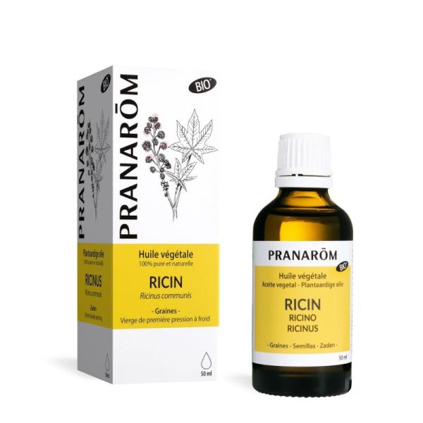 Pranarôm Huile Végétale de Ricin - Bio - 50ml
