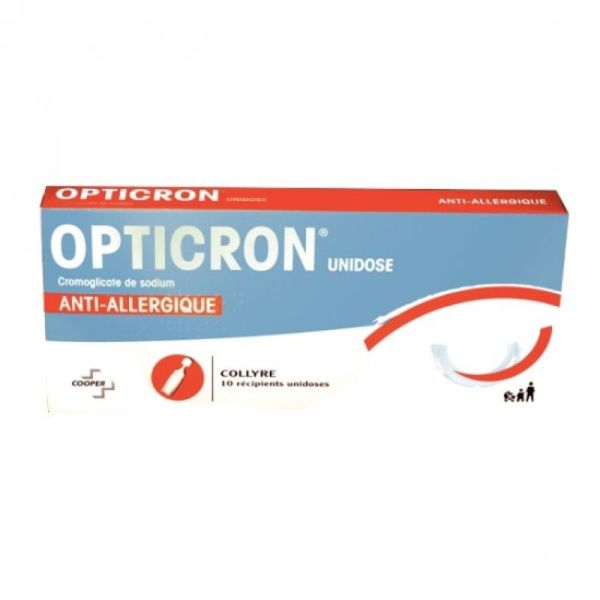 Opticron 2% collyre 10 unidoses