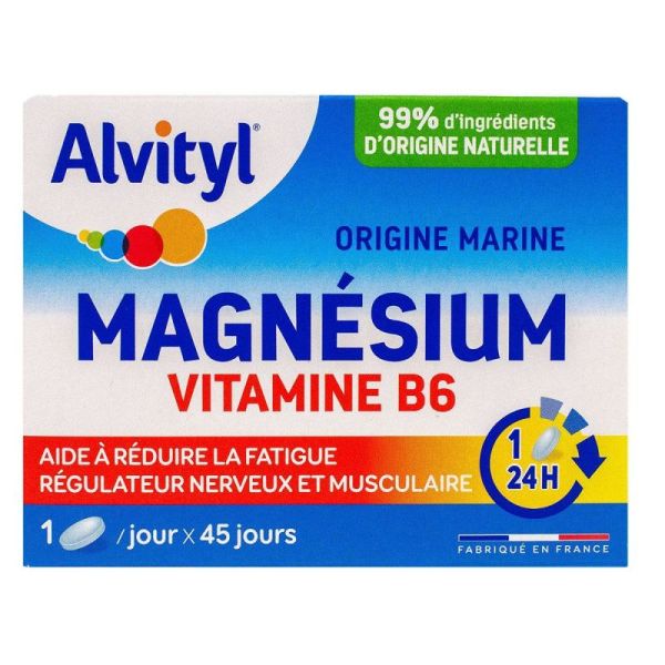 Vital 45 comprimés magnésium vitamine B6