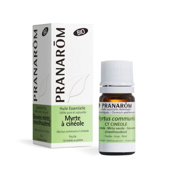 Pranarôm Huile Essentielle de Myrte à cinéole - Bio - 5ml