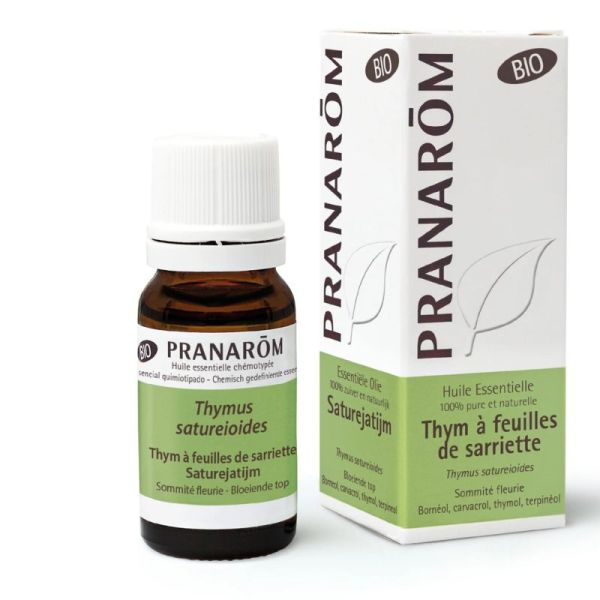 Pranarôm Huile Essentielle de Thym à feuilles de sarriette - Bio - 10ml