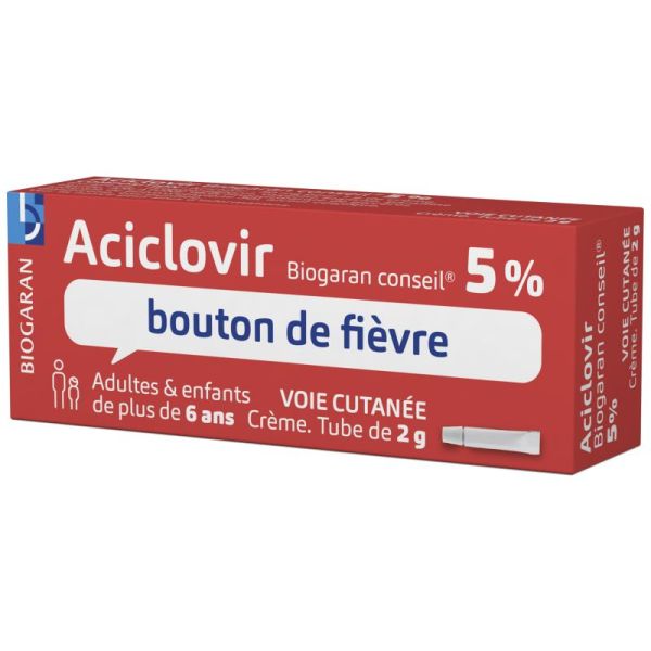 Aciclovir 5% Biog Cons Cr Tub