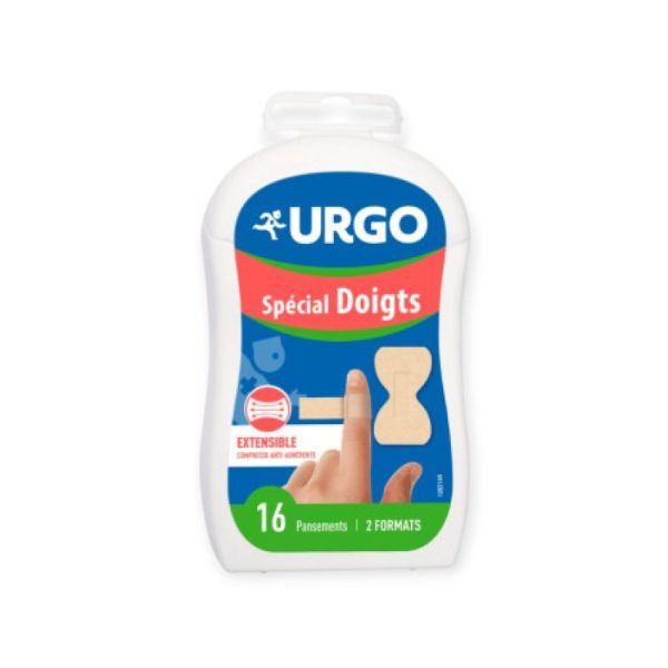 Urgo spécial doigts 2formats - 16 pansements