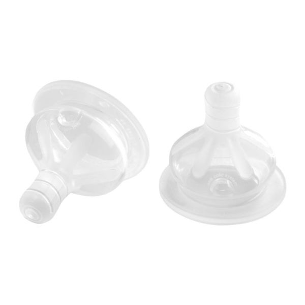 Duo de tétines silicones débit épais Ergosense