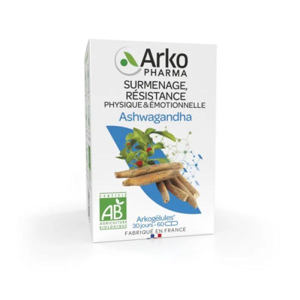 Arkogélules Ashwagandha bio 60 gélules