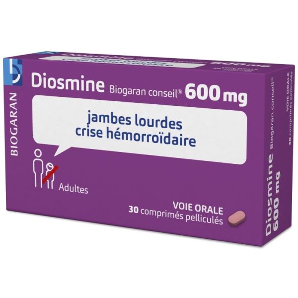 Diosmine 600mg 30 comprimés