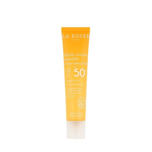 Fluide solaire invisible SPF 50+ à l’huile d’abricot BIO - 40ml